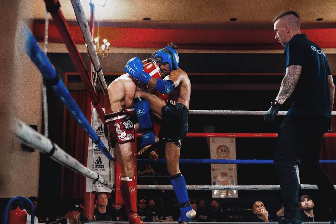 Muay Thai fighters in the ring